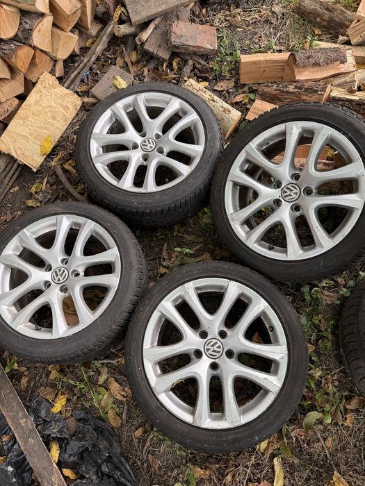 Jante R17 5x112 + 2 seturi de cauciucuri 225/45/17