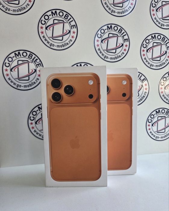 iPhone 17 Pro Max - 512GB - Portocaliu - Nou - Sigilat - Garantie