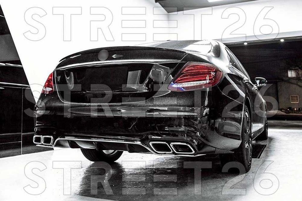 Difuzor Bara Spate Mercedes E-Class W213 Sedan (16-20) E63 Design Crom