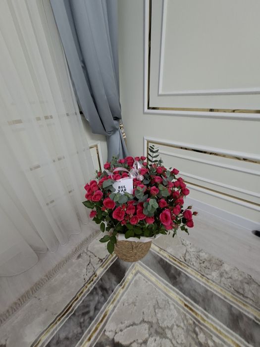 Спрей розы розывые