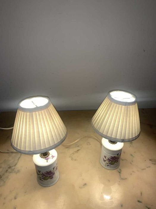 Veioza set din portelan decor dormitor