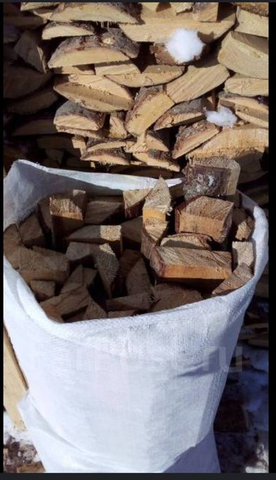 Дрова в мешках для костра, бани ,пикника,