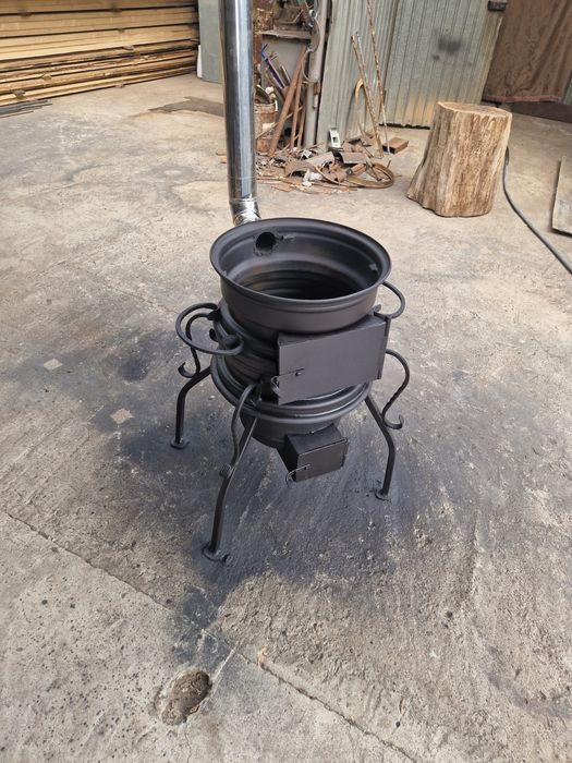 Печка для казана + решётка гриль