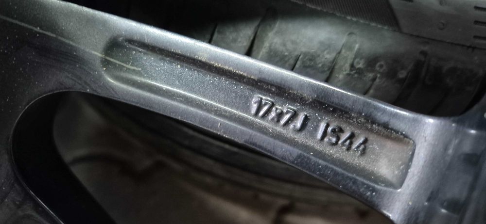 Jante r17 Opel 3154 cu anvelope  215/45/17 Continental