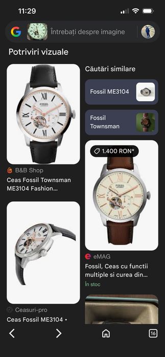 Fossil Townsman automatic