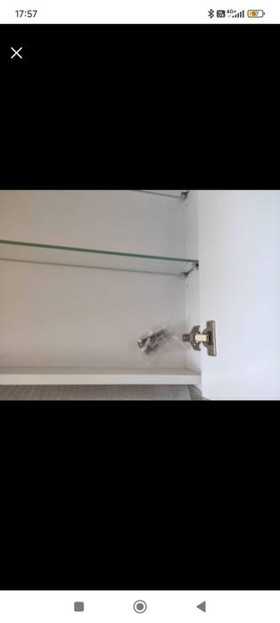 Шкаф огледало за баня от МДФ, 90/70/15 - НОВ