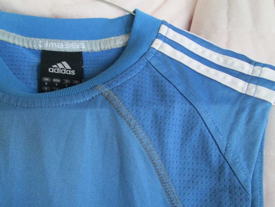 tricou albastru Adidas S