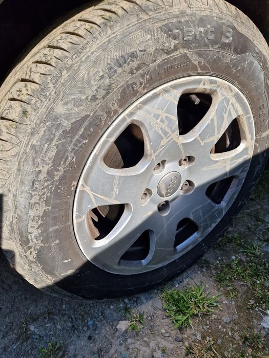 Vand 4 cauciucuri+jante audi a4