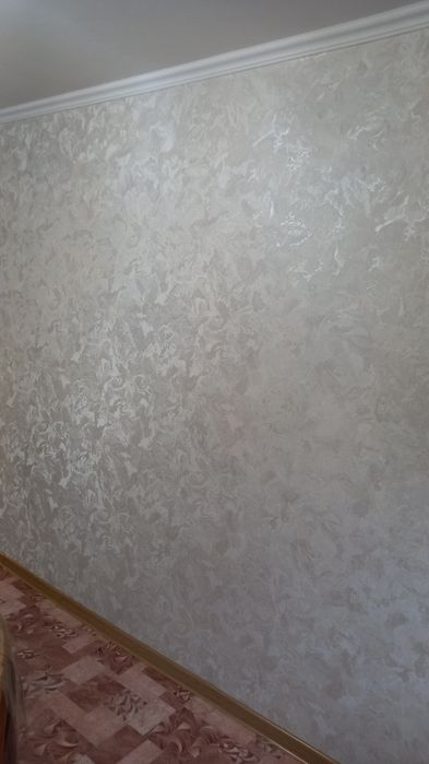 Шпаклёвка,клею обои