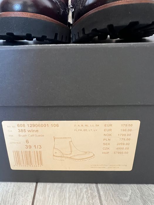 Боти Marc O’Polo – естествена кожа и велур, №39 1/3, нови