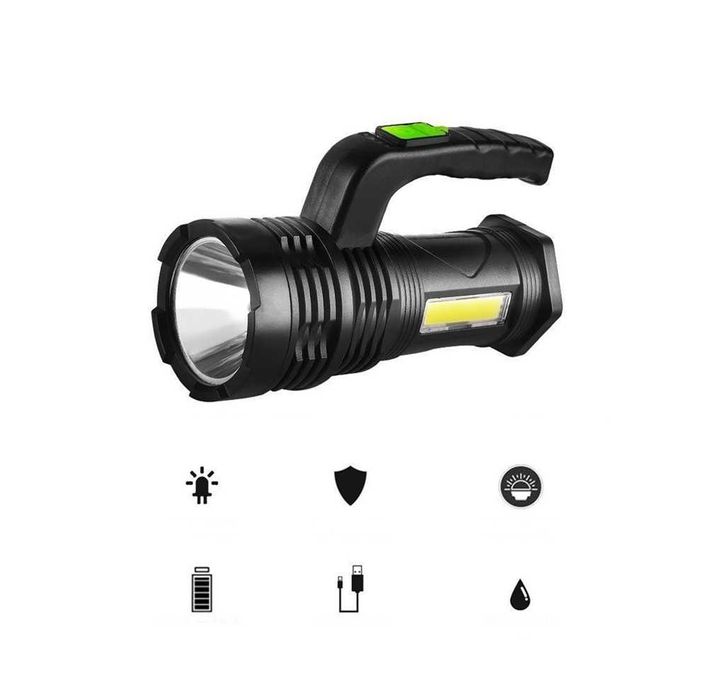 Авто LED фенер COB-3S, USB зареждане, Лек и компактен