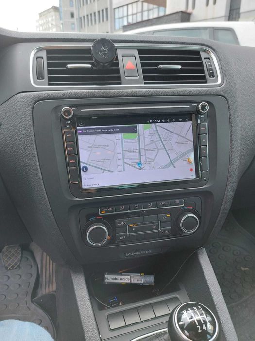 Navigatie Android Passat Skoda Waze YouTube GPS BT
