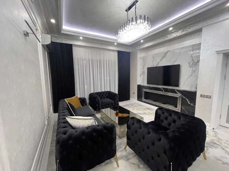 Сдается квартира в ЖК Дархан 3/5/6 100м² Евроремонт  Никто не Жил !