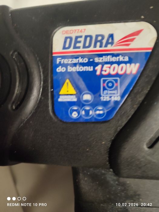 Mașina șlefuit beton Dedra7747