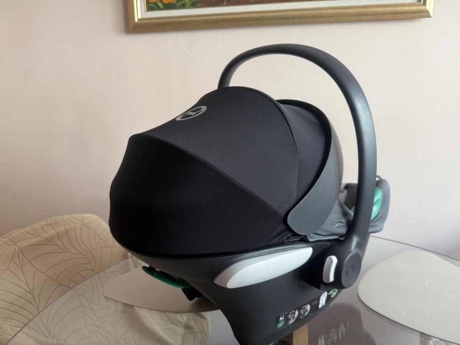 Кош за новородено Cybex Cot S Lux, стол за кола AtonBi-size + адаптори