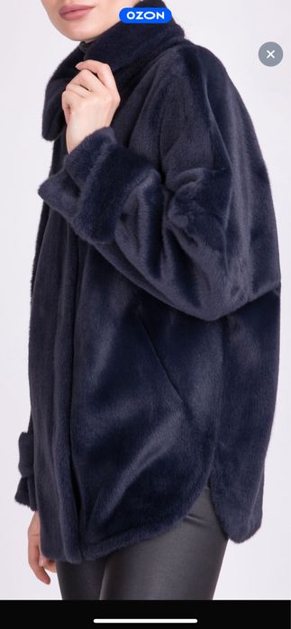 Эко шуба, пальто двустороннее