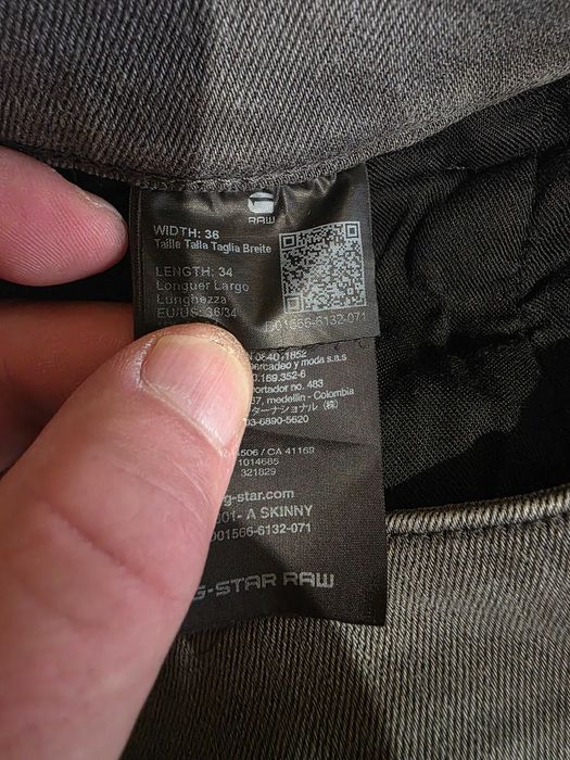 G-Star 3301 Skinny Jeans Мъжки Дънки Ежедневни Раз.XL,36