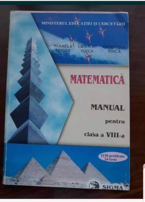 Manual de matematica pentru clasa a VIII-a