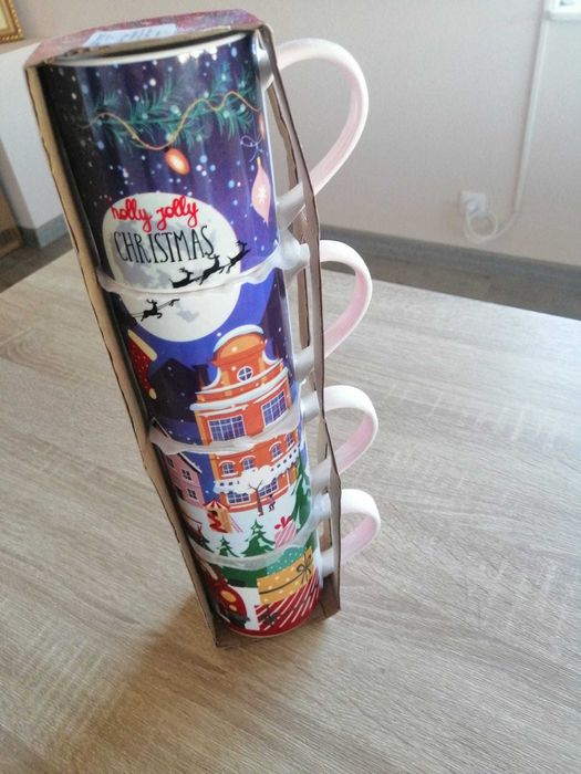 Set 4 cani cu tematica de Craciun