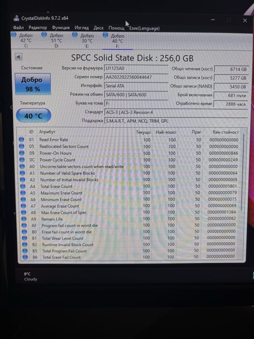 SSD Silicon Power Ace A55 256GB SATA 3