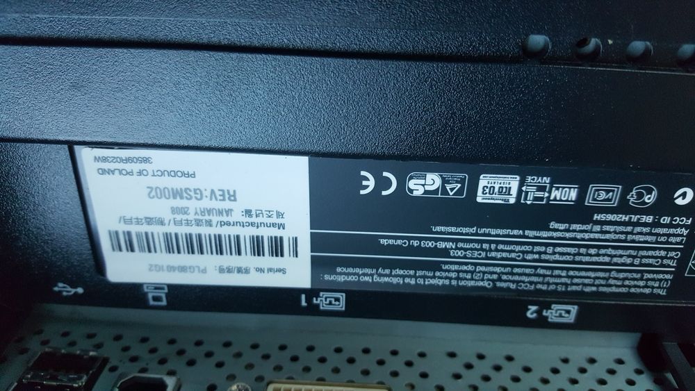 Monitor PC LCD de firma import