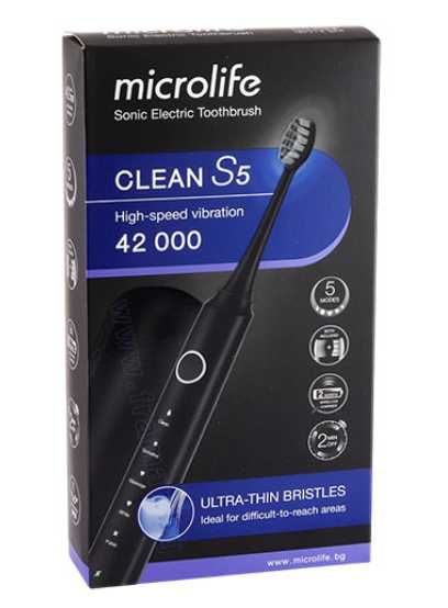 Електрическа ултразвукова четка за зъби Microlife Clean S5