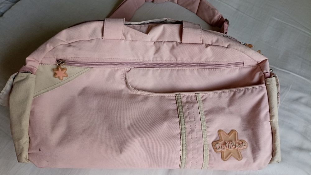 Сумка для новорожденных в розовом цвете