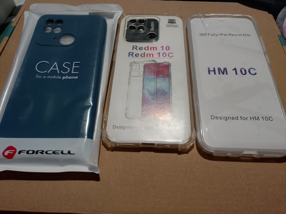 Xiaomi Redmi 10c cu NFC  full box și căști stereo Xiaomi