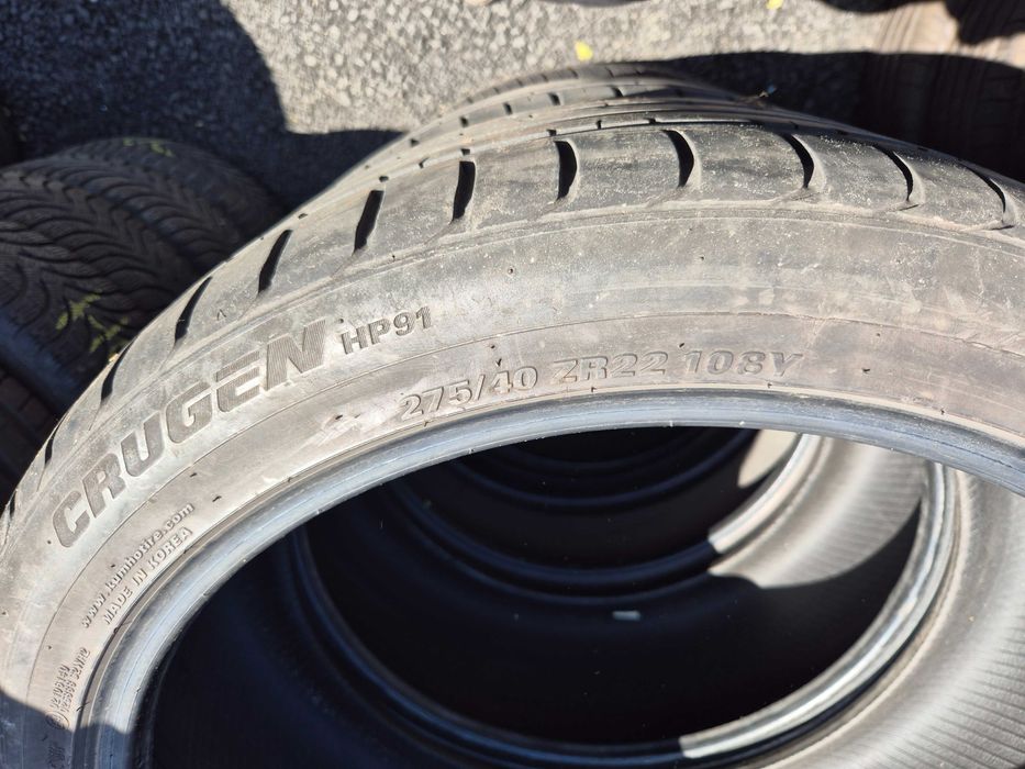 2 Anvelope de VARA - 275/40/22 108Y - KUMHO - Stare F BUNA - DOT 2022 !