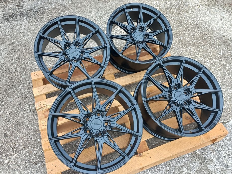 19"Marsille Bmw 5×120 E46 E90 E91 E92 F10 G11 F12 X1 X3 X5 4x4 Black Matt .8.5ж ет33