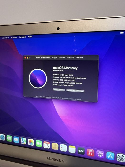 MacBook Air 2017 100 Cicluri