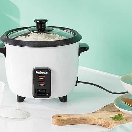 Оризоварка Tristar RK, защита от преваряване на сухо, 0.6л