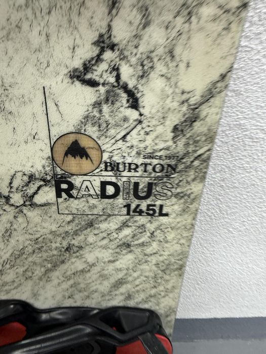 placa snowboard burton radius 145 cm