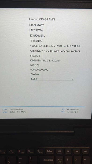 Lenovo Ноутбук V15 G4 AMN 82YU00VERU