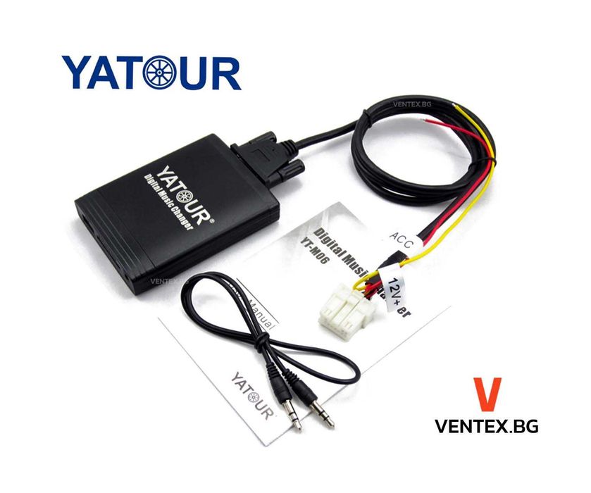 YATOUR дигитален чейнджър за Nissan от 1995 до 2011 година с USB и AUX