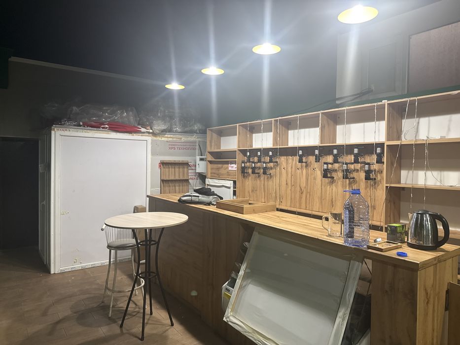 Барная стойка + стелаж