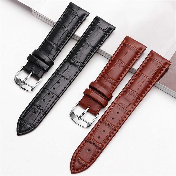 GL08 Кожена каишка за Apple Huawei Samsung Galaxy Watch Xiaomi Garmin