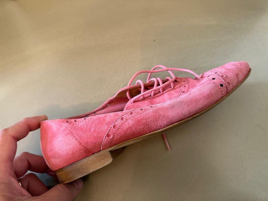 Pantofi Benvenuti piele intoarsa marimea 36