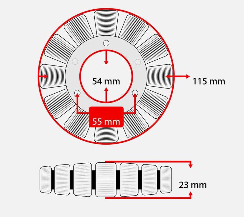 НОВ СТАТОР намотки звезда Yamaha Wolverine Bruin 350 Grizzly Rhino 660
