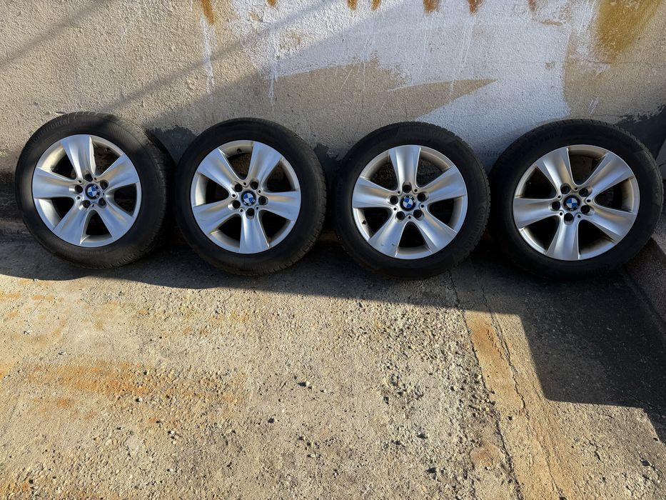 Jante Bmw F10/F11 cu cauc 225/55/R17 Continental iarna dot 2017 6-7mm
