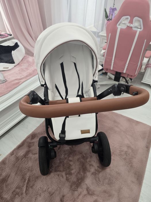 Carucior krausman 3 in 1 topaz lux alb
