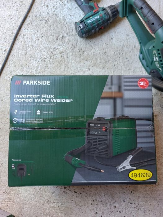 Aparat sudura parkside cu fir rotopercutor