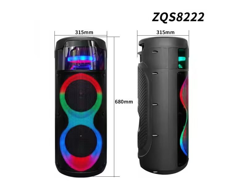Преносима Bluetooth тонколона 2 х 8" ZQS-8223