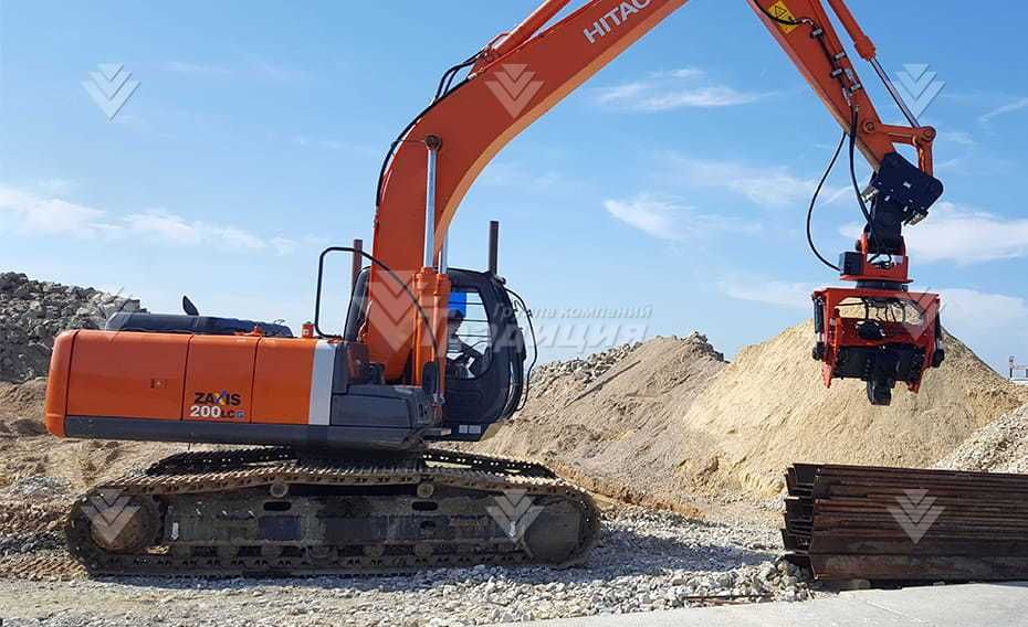 Вибропогружатель для Экскаваторов