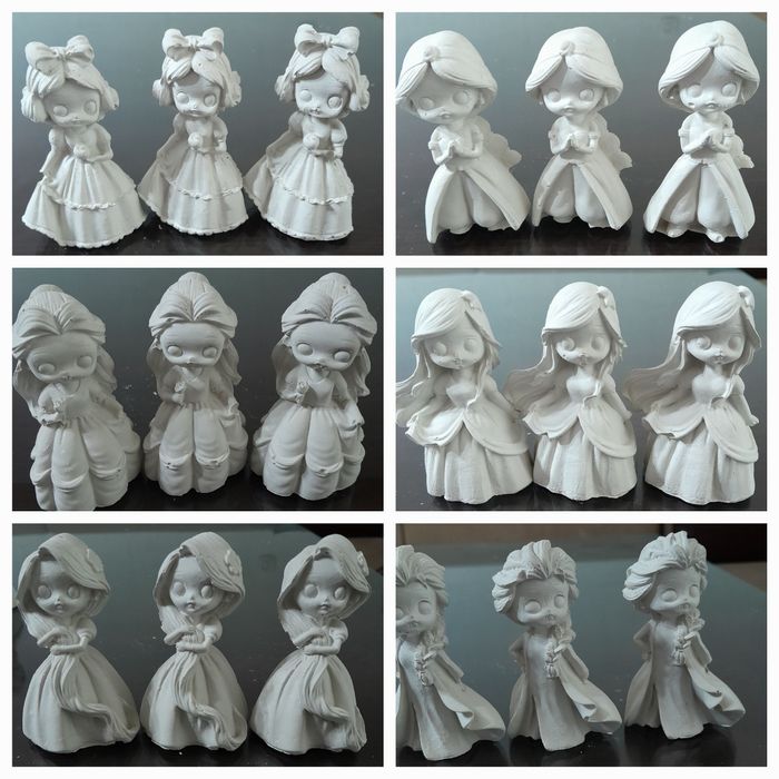 Гипсови фигурки за оцветяване.