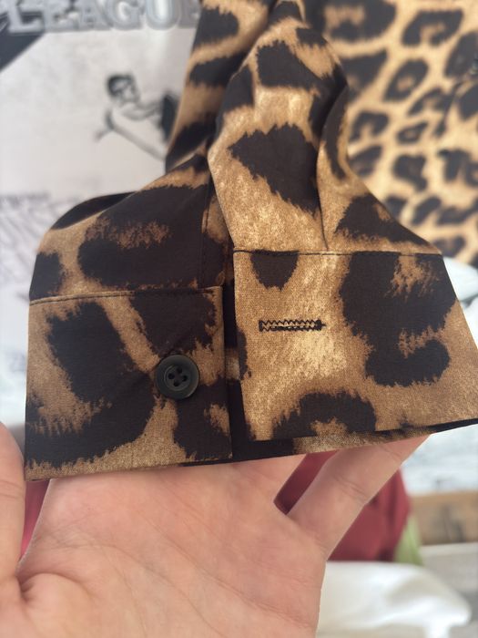 Блузка леопардовая