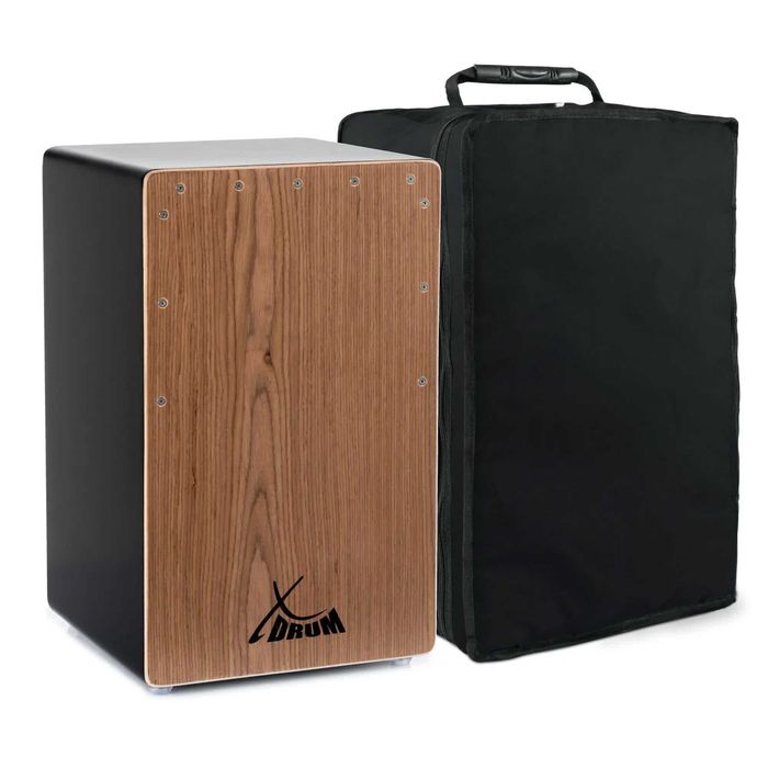 Cajon XDrum El Bajo Bass Nuc / Negru