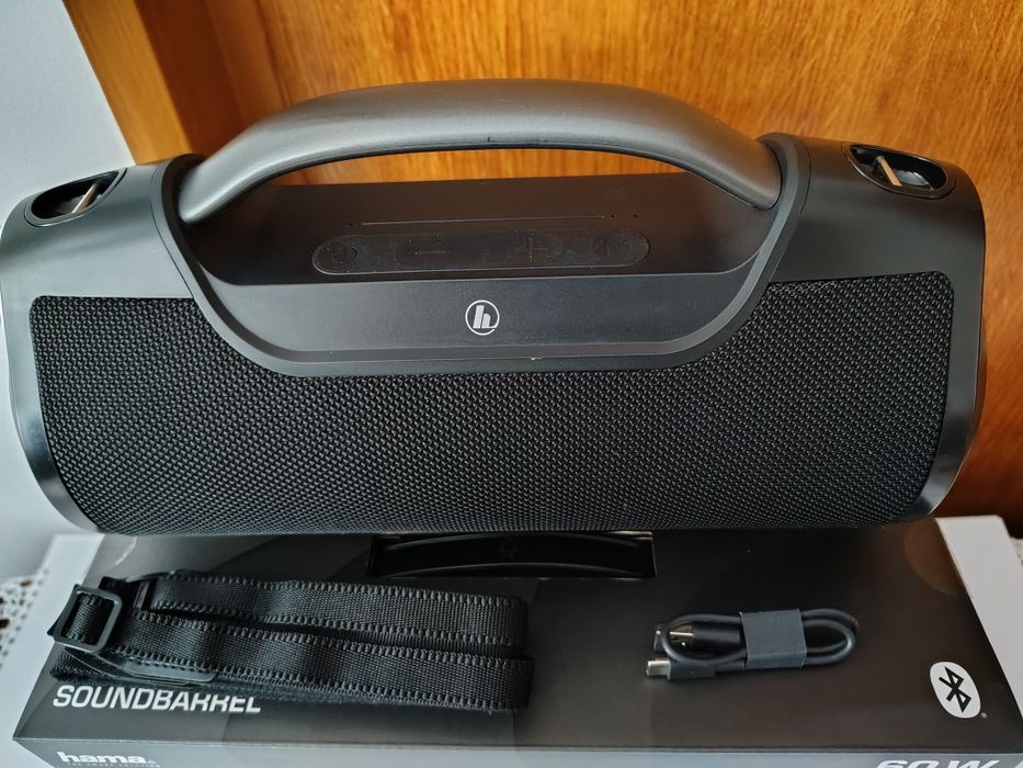 Boxa portabila Hama SoundBarrel,waterproof,60W,negru