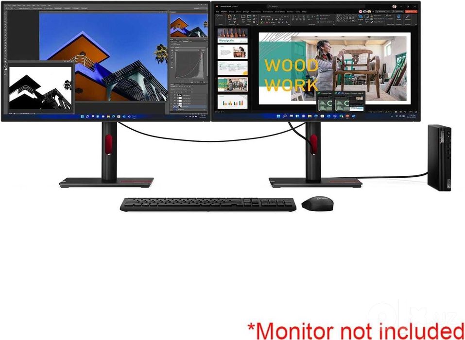 Мини Пк Mini Pc Lenovo ThinkCentre M70q Gen5 Core i5 14500T 16/256GB
