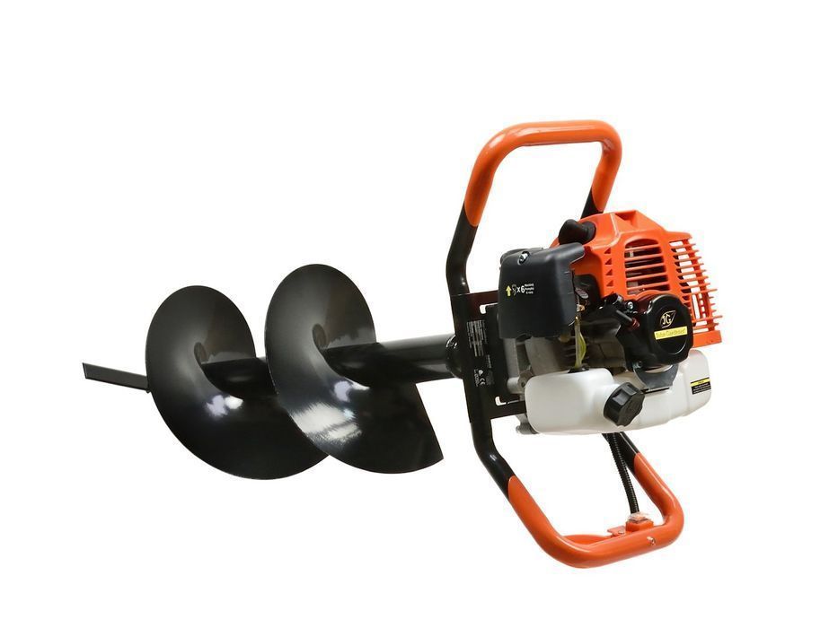 Motoburghiu foreza de pamant cu 3 burgie 62cc, 1.4kw geko